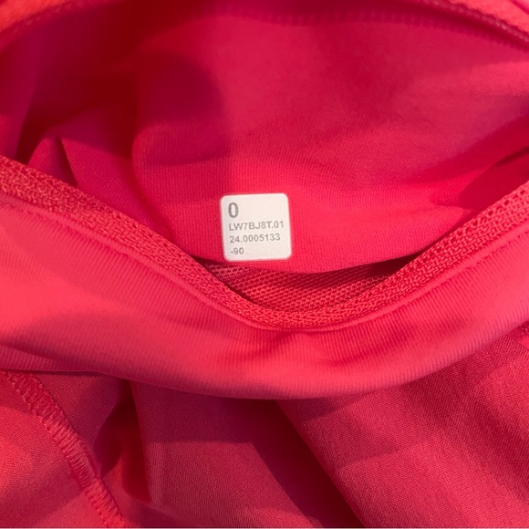 NWT Lululemon Speed Up High-Rise Lined Short 4" Glaze Pink Size 0 - Picture 6 of 8